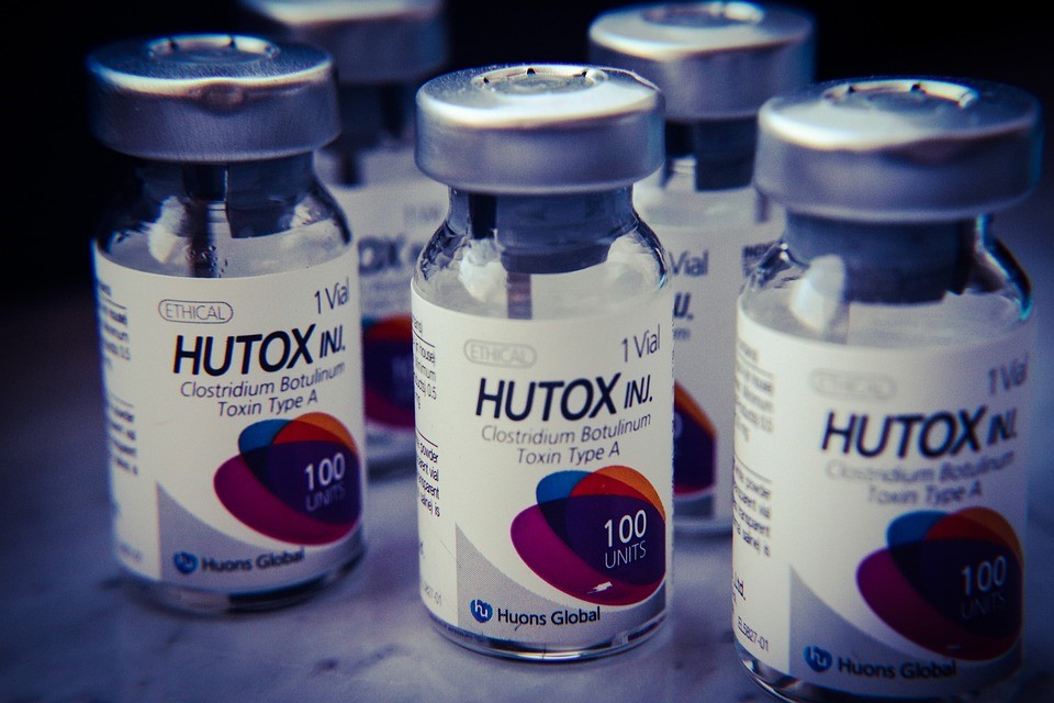 Vials of clostridium botulinum toxin used for Botox injections